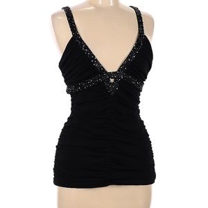 Laundry by Shelli Segal sleeveless top black medium